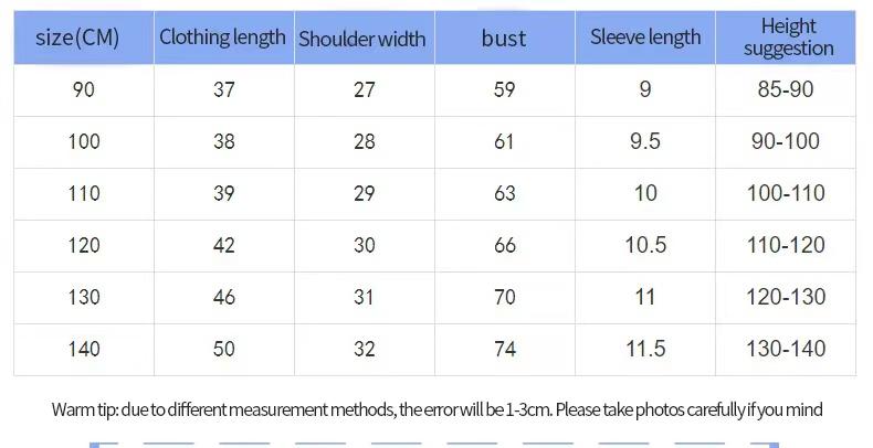 Children's short sleeved T-shirt, children's wear girl's T-shirt