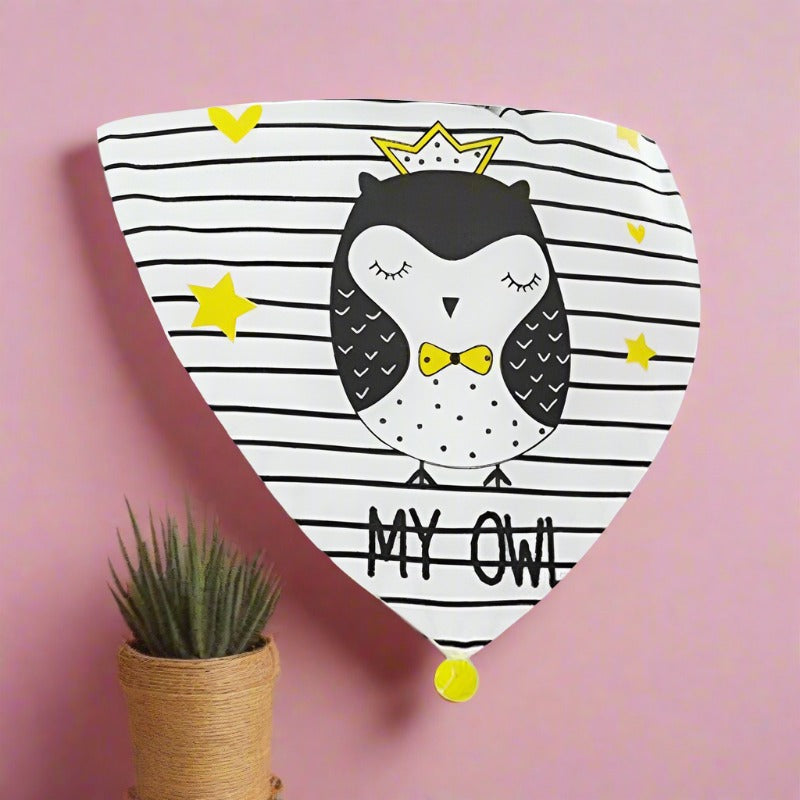 Baby Cotton Bib Cartoon Pom Pom Triangle  Wholesale