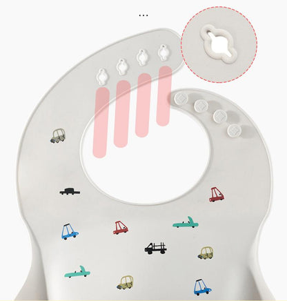 Cartoon Silicone Baby Bib Wholesale