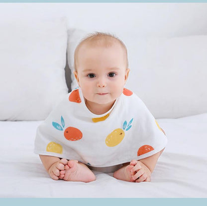 Baby Cartoon & Fruit Printed Bib Wholesale