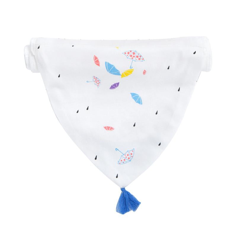 Baby Cotton Bib Cartoon Pom Pom Triangle  Wholesale