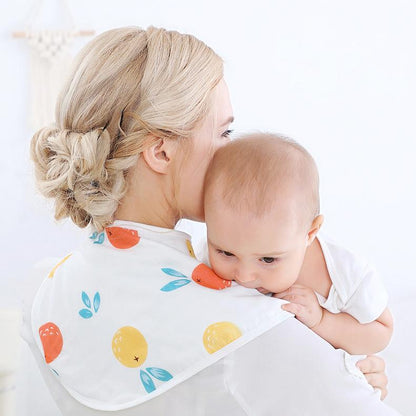 Baby Cartoon & Fruit Printed Bib Wholesale