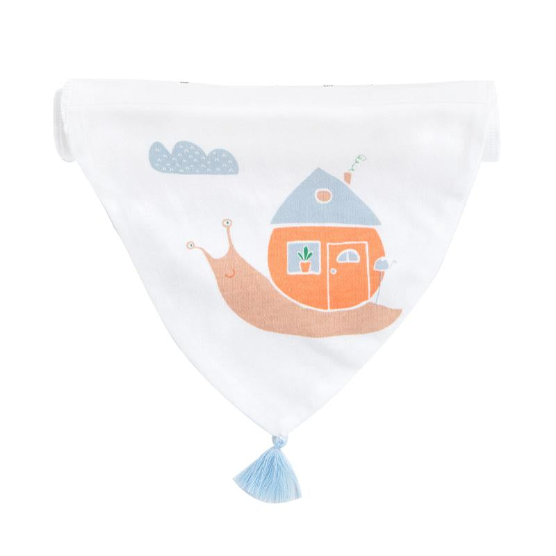 Baby Cotton Bib Cartoon Pom Pom Triangle  Wholesale