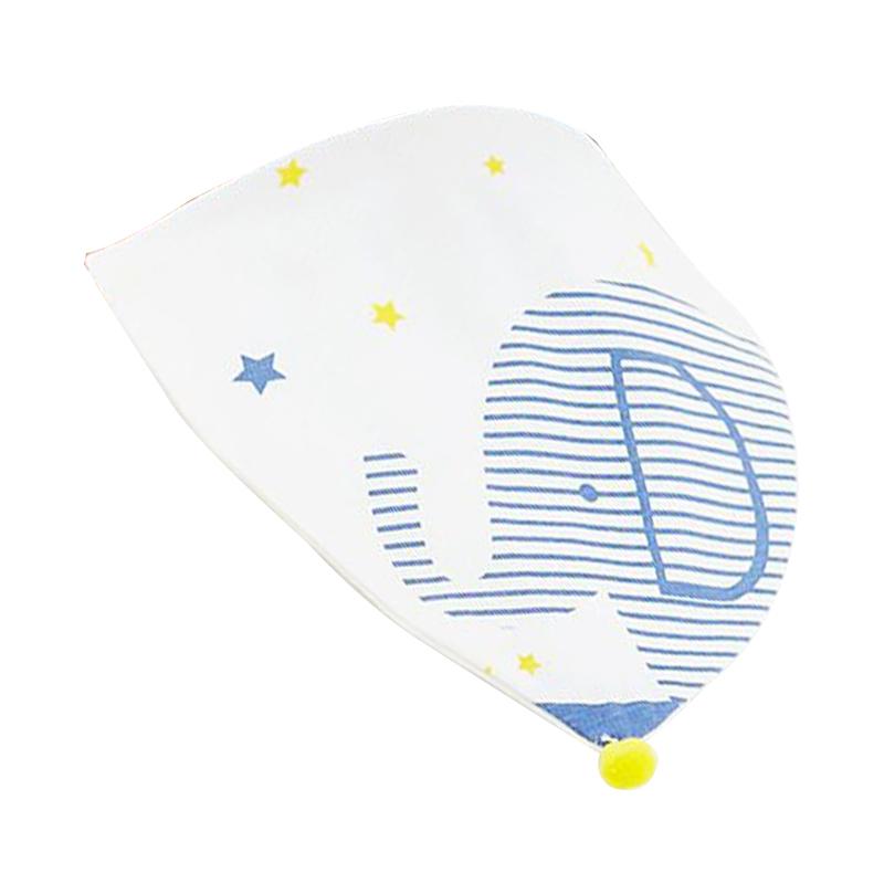 Baby Cotton Bib Cartoon Pom Pom Triangle  Wholesale