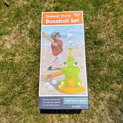 New Children's Sports Cartoon Dinosaur Baseball Set