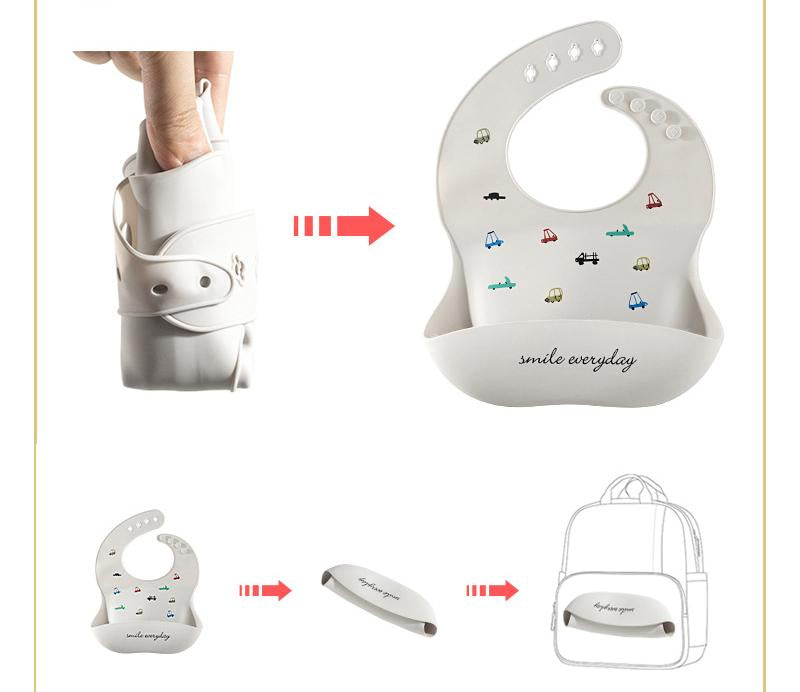 Cartoon Silicone Baby Bib Wholesale