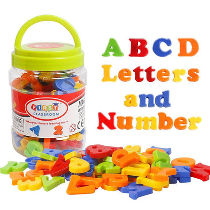 Magnetic Letters Numbers Alphabet ABC Colorful 123 Refrigerator