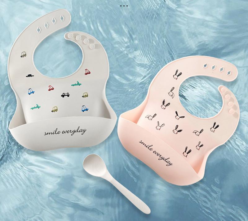 Cartoon Silicone Baby Bib Wholesale