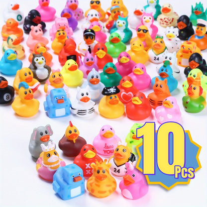 Assorted Rubber Ducks Toy Duckies For Kids And Toddlers