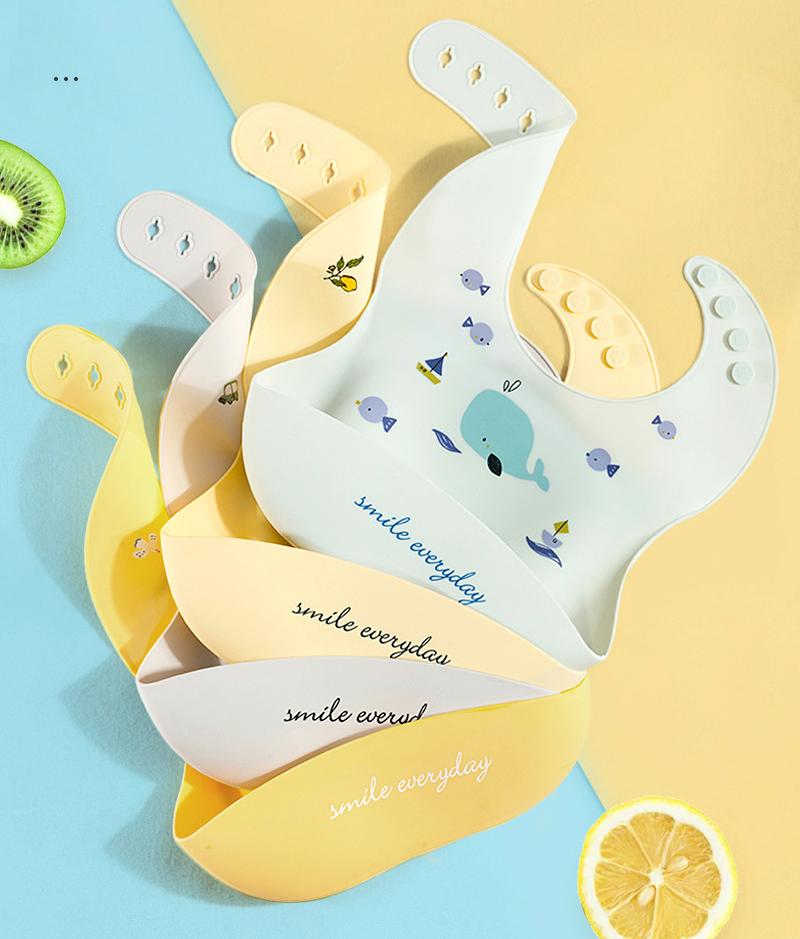 Cartoon Silicone Baby Bib Wholesale