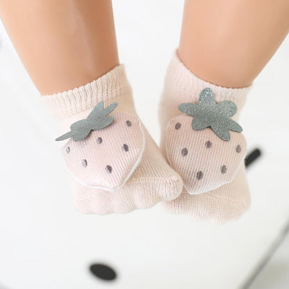 Baby Toddler Socks Cartoon Fruit