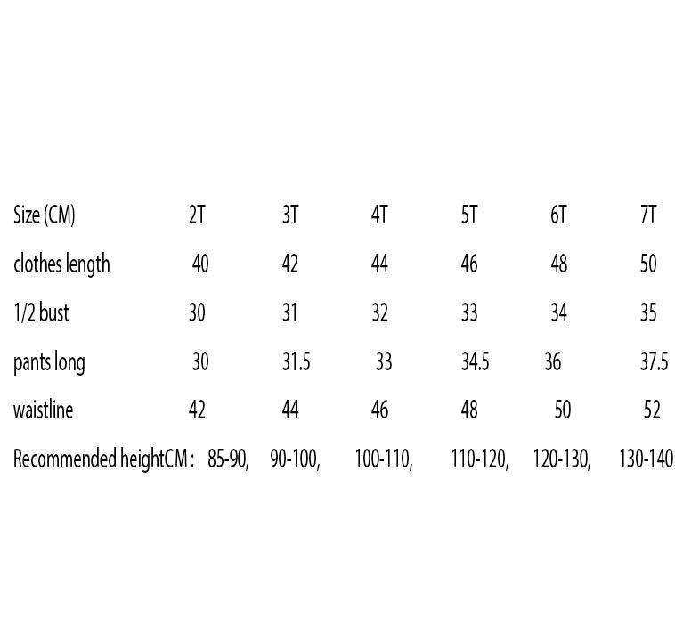 Children's T-Shirt Suit Knit Cotton Two Piece Set