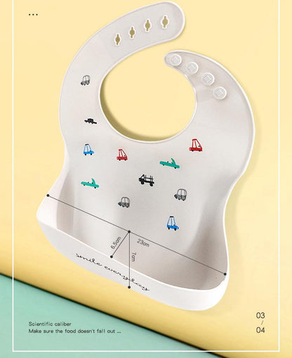 Cartoon Silicone Baby Bib Wholesale