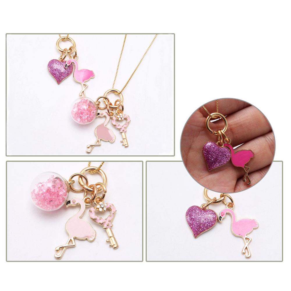 Girl Flamingo Pendant Necklace Wholesale