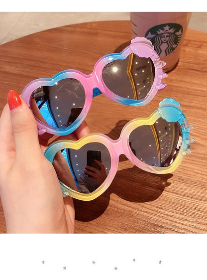 5 Pieces Kid Girl Colorful Frame Sunglasses  Wholesale 35471071