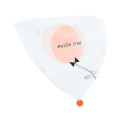 Baby Cotton Bib Cartoon Pom Pom Triangle  Wholesale