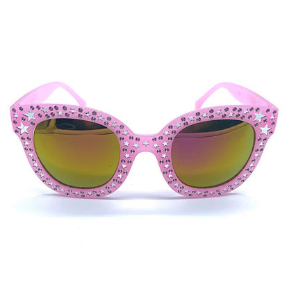 5 Pieces Kid Star Square Frame Sunglasses Wholesale