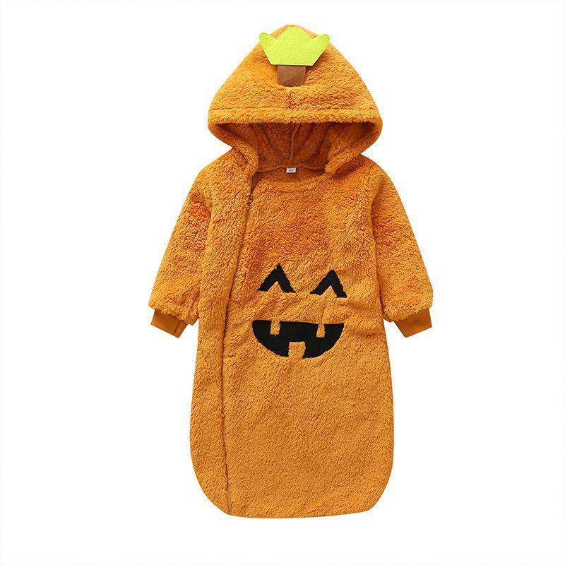 Baby Halloween Long Sleeve Hooded Sleeping Bag Thickened