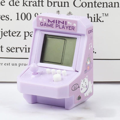 Retro Handheld Arcade Game Machine Keychain
