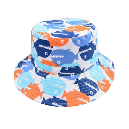 New Children's Cartoon Fisherman Hat Outdoor Sunshade