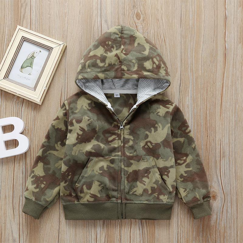 Children's Long Sleeve Zip Hooded Jacket