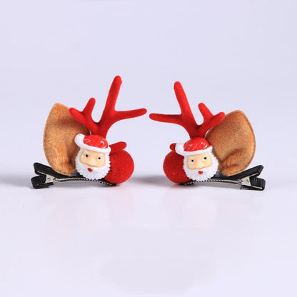 Girl's Hairpin Christmas Style Creative Hair Clip