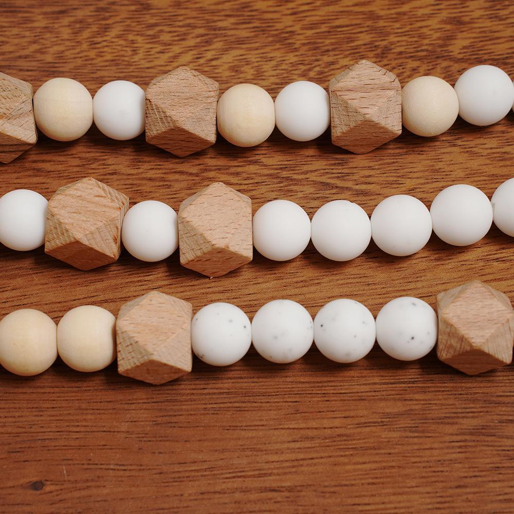 Silicone Beech Pacifier Clip Teether Anti-drop Chain