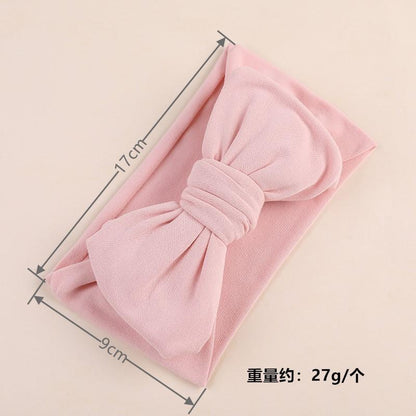 Children's DIY Milk Silk Big Bow Headband