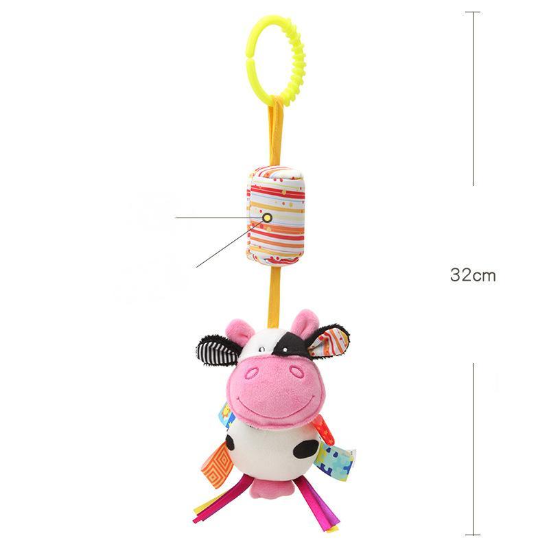 Baby Wind Chime Animal Cart Pendant Plush Toy