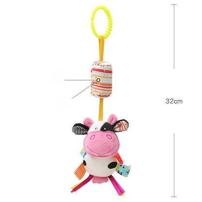 Baby Wind Chime Animal Cart Pendant Plush Toy