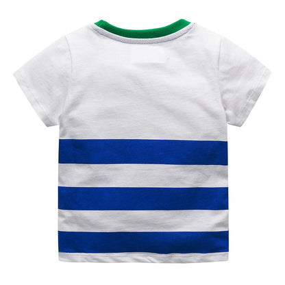 Short sleeve children's T-shirt round neck T-shirt