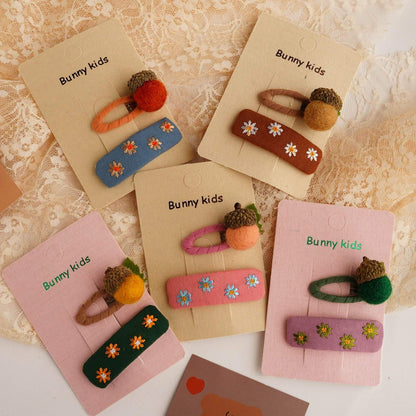 Children's Hairpin Milk Curry Hairpin Broken Hair Clip