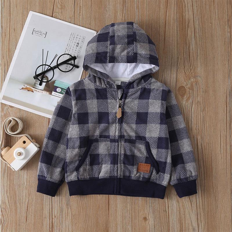 Children's Long Sleeve Zip Hooded Jacket