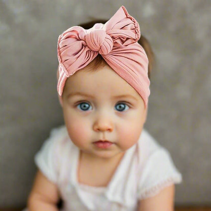 Children's Pleated Bow Hat