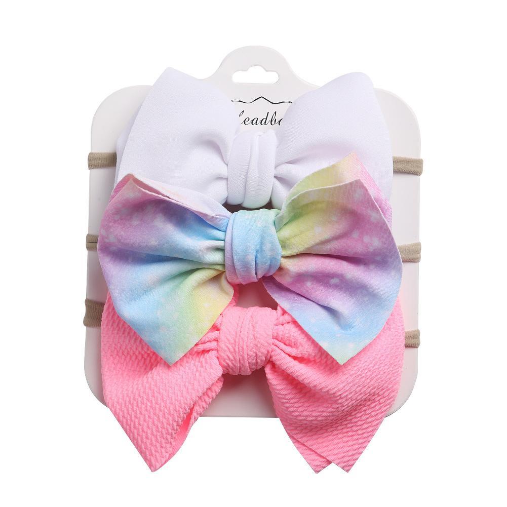 Children's Headdress Bow Hair Tie 3pcs/Set