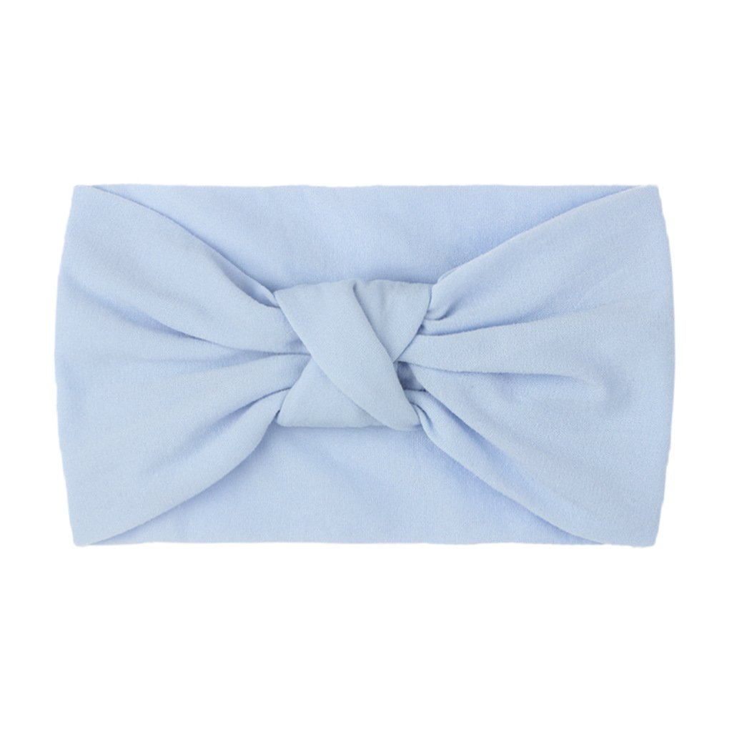 Children's Headwear Baby Solid Nylon Brimmed Hair Band Baby