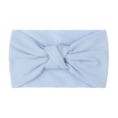 Children's Headwear Baby Solid Nylon Brimmed Hair Band Baby