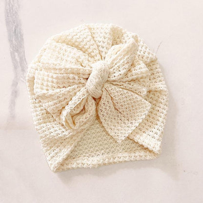 Children's Knitted Oversized Bow Baby Hat