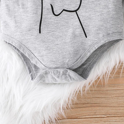 Children's Long Sleeve Crawling Pants Two-Piece Set