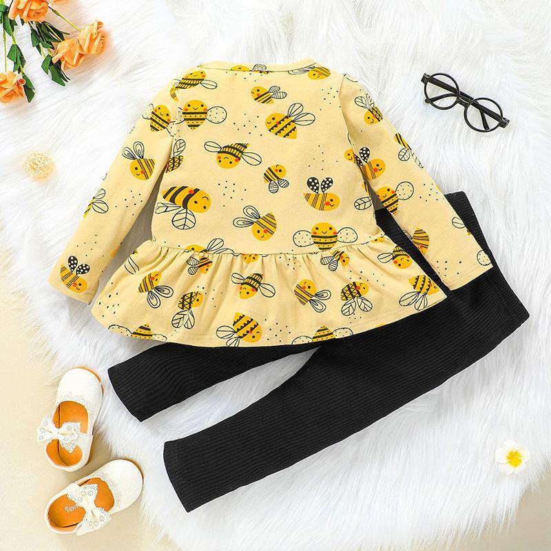 Children's Autumn Long Sleeve Jacket Pants Two-Piece Set