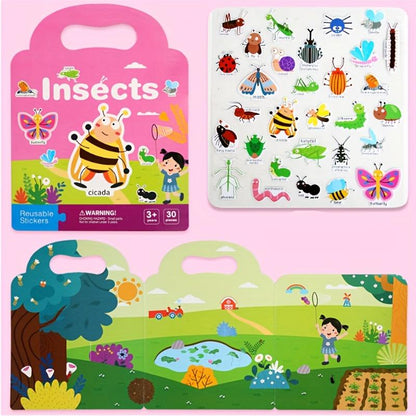 Reusable Sticker Books For Children Gift