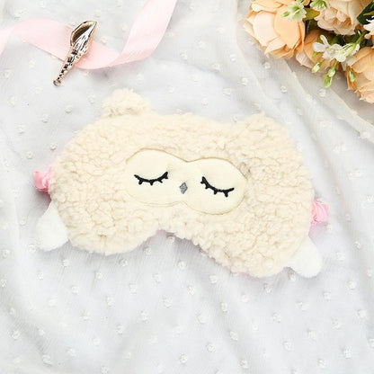 Lamb Hair Cartoon Eyeshade