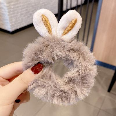 Plush Rabbit Ear Hair Rope Children's Hair Tie