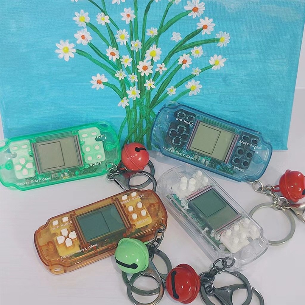 Creative Retro Transparent PSP Game Machine Keychain