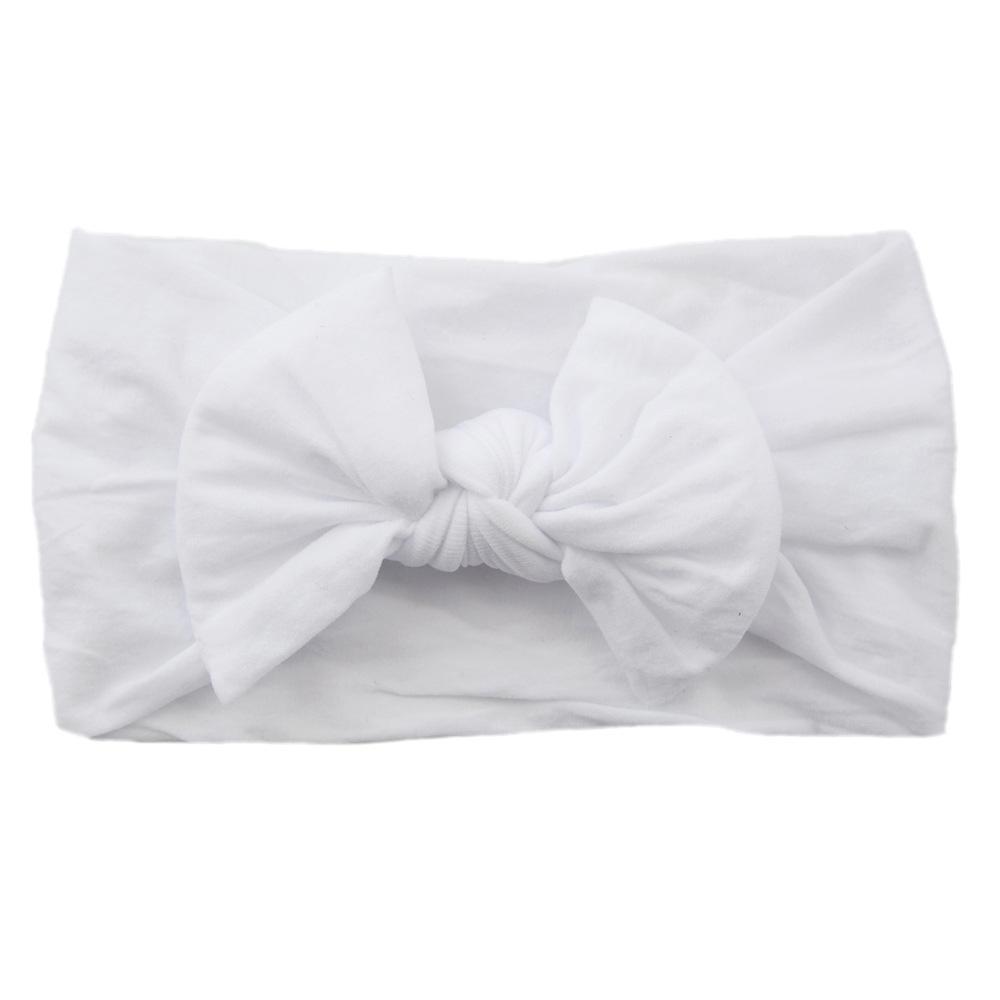 Children's Hair Accessories Nylon Bow Hair Band