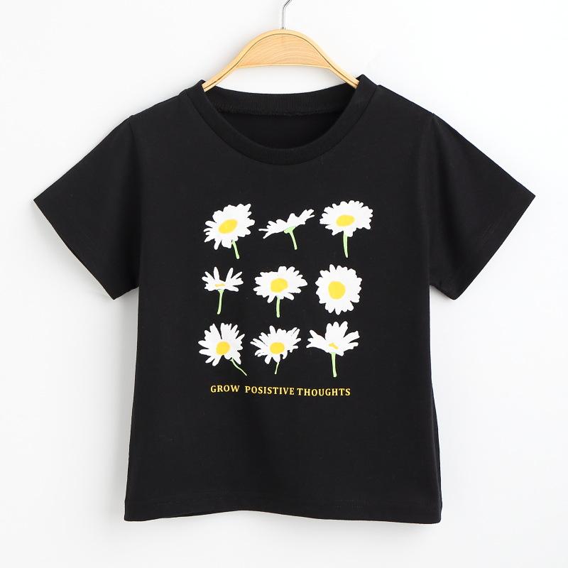 Children's short sleeve T-shirt cartoon printed T-shirt casual half sleeve T-shirt