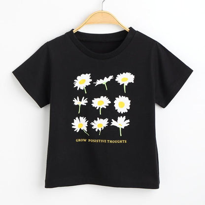 Children's short sleeve T-shirt cartoon printed T-shirt casual half sleeve T-shirt