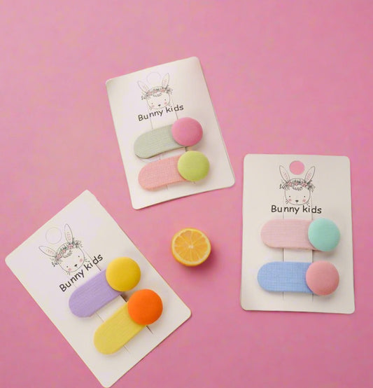 Button Children's Hairpin Set
