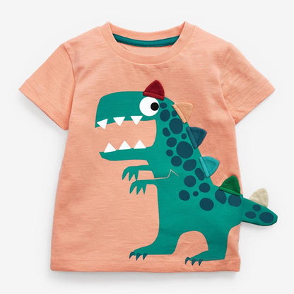 T-shirt boys' Knitted bottom shirt