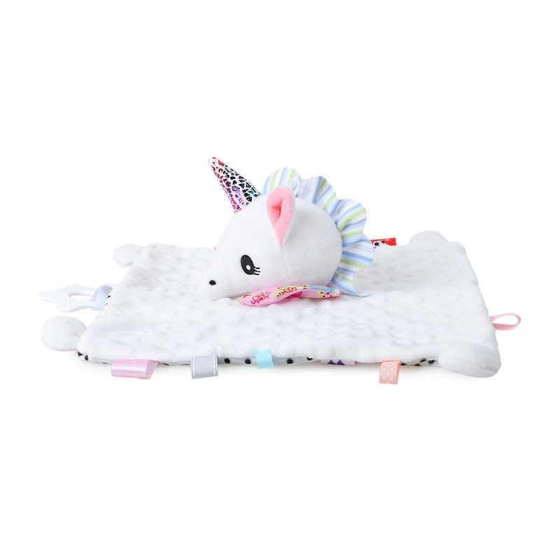 Baby animal card bed hanging towel toy